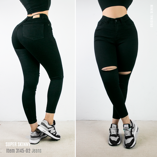 JEANS BLACK MUJER SUPER SKINNY