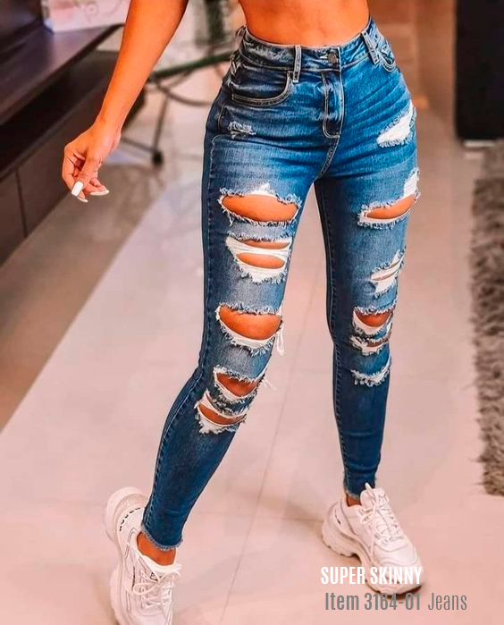 JEANS MUJER SUPER SKINNY